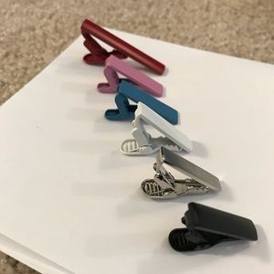 Set of 6 tie bars/tie clips w/ case (The Tie Bar)